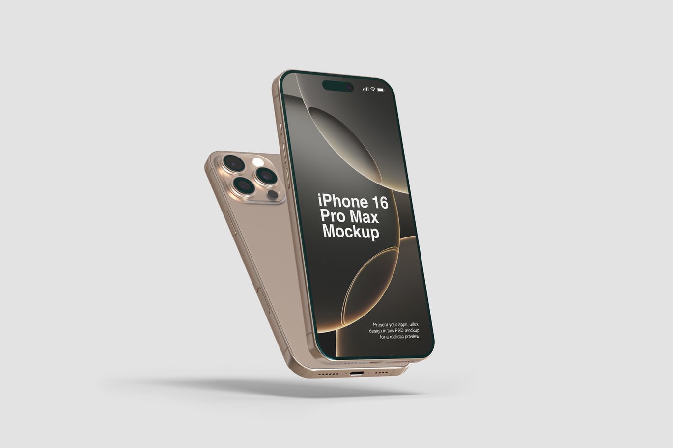 iPhone 16 Pro Max概念设计样机 iPhone 16 Pro Max Mockups插图6 iPhone 16 Pro Max概念设计样机 iPhone 16 Pro Max Mockups