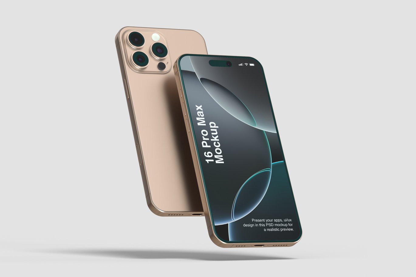iPhone 16 Pro Max概念设计样机 iPhone 16 Pro Max Mockups插图5 iPhone 16 Pro Max概念设计样机 iPhone 16 Pro Max Mockups