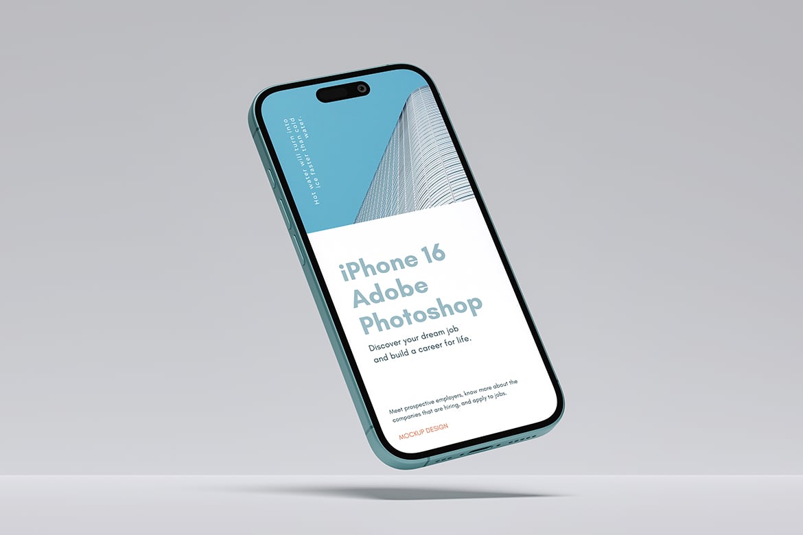 iPhone 16模型屏幕样机 Iphone 16 Mockup插图4 iPhone 16模型屏幕样机 Iphone 16 Mockup