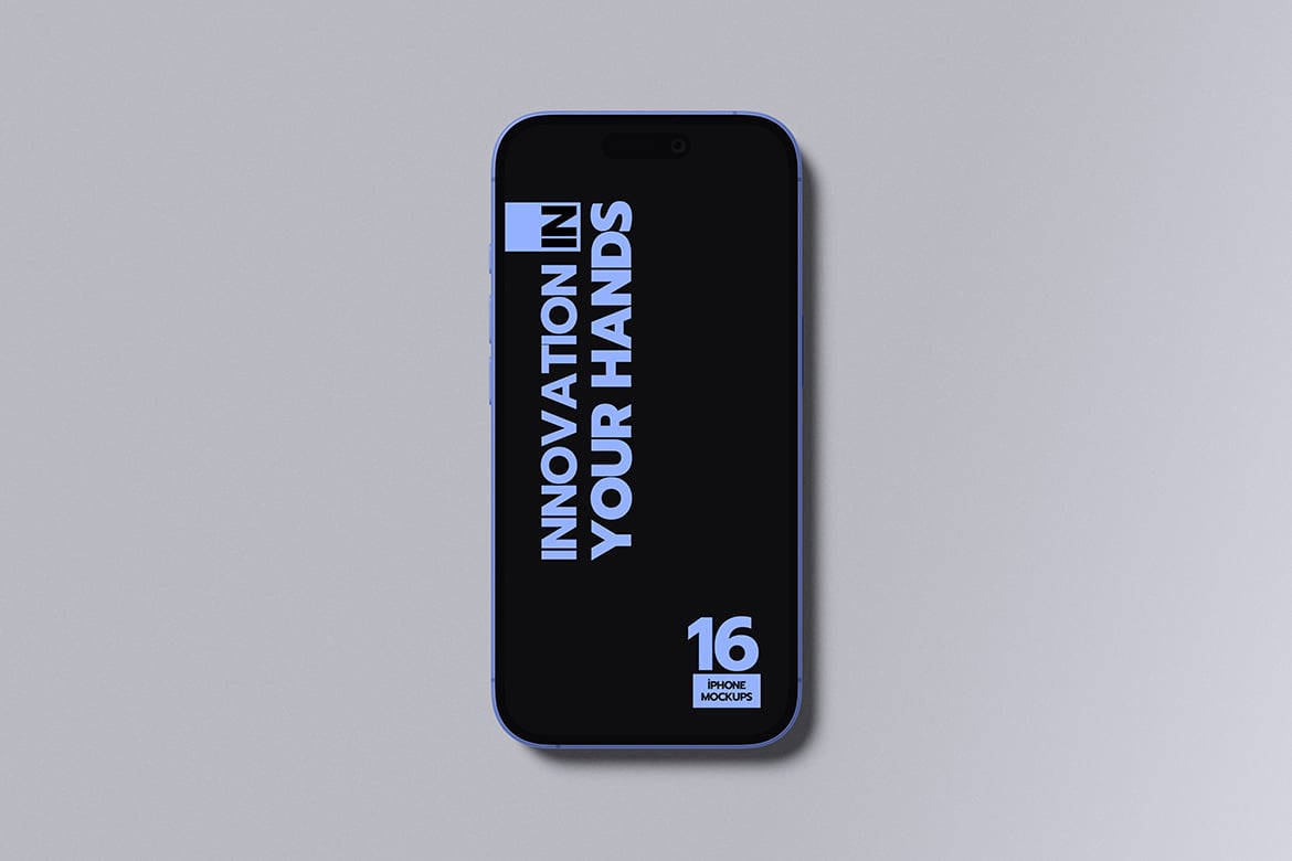 iPhone 16模型屏幕UI屏幕样机 Iphone 16 Mockup插图3 iPhone 16模型屏幕UI屏幕样机 Iphone 16 Mockup
