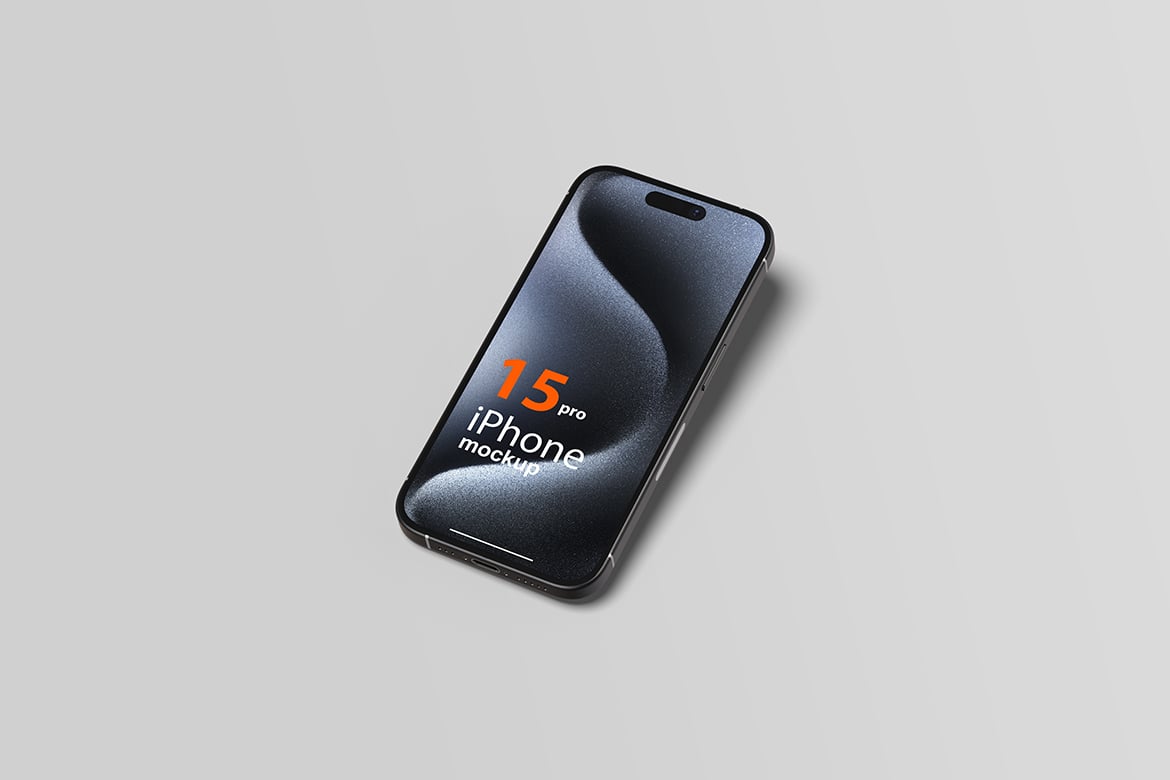 iPhone 15 Pro高端展示样机 iPhone 15 Pro Mockup插图2 iPhone 15 Pro高端展示样机 iPhone 15 Pro Mockup