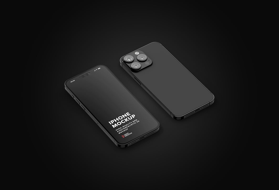 iPhone多设备组合样机模板 iPhone Mockup插图1 iPhone多设备组合样机模板 iPhone Mockup