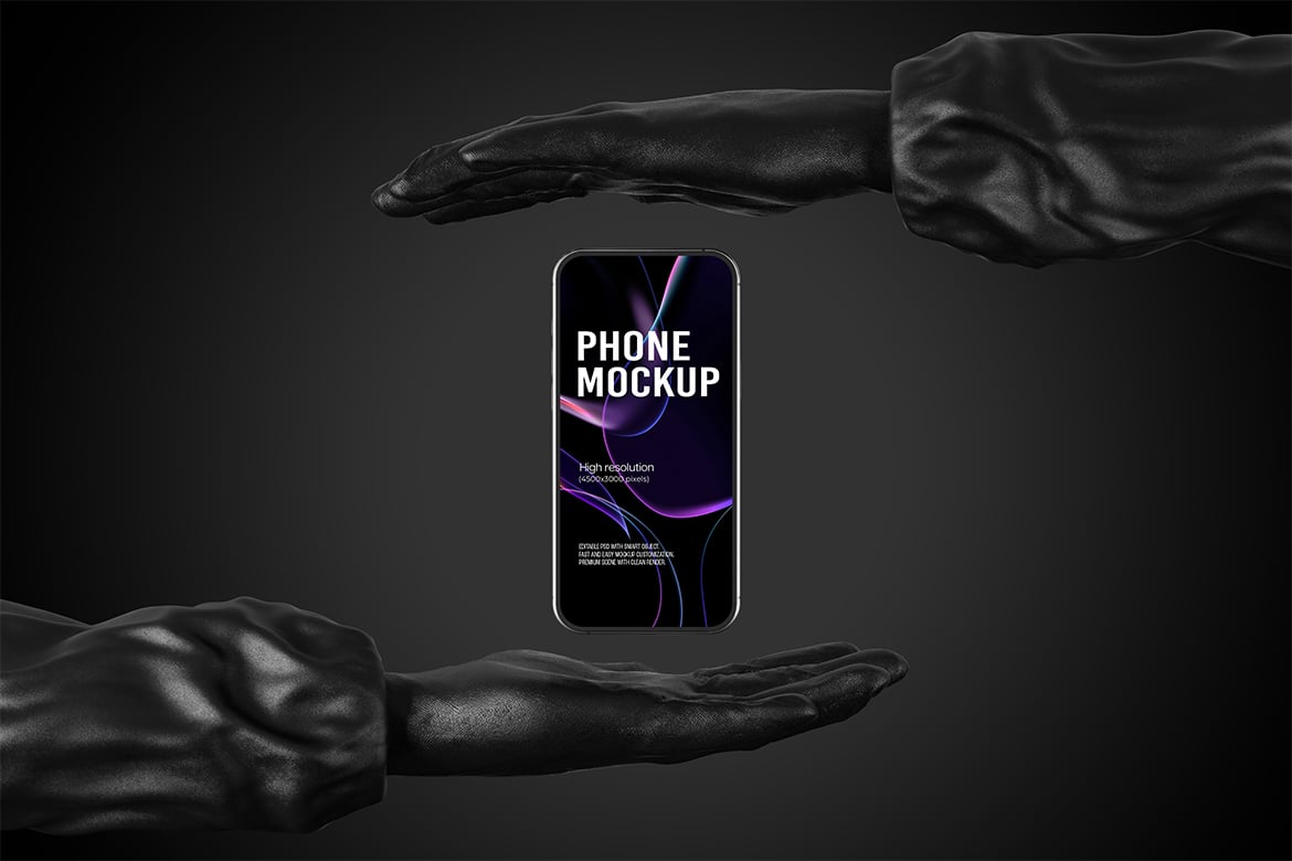 手持智能手机真实效果样机包 Hand Phone Mockup Pack插图1 手持智能手机真实效果样机包 Hand Phone Mockup Pack