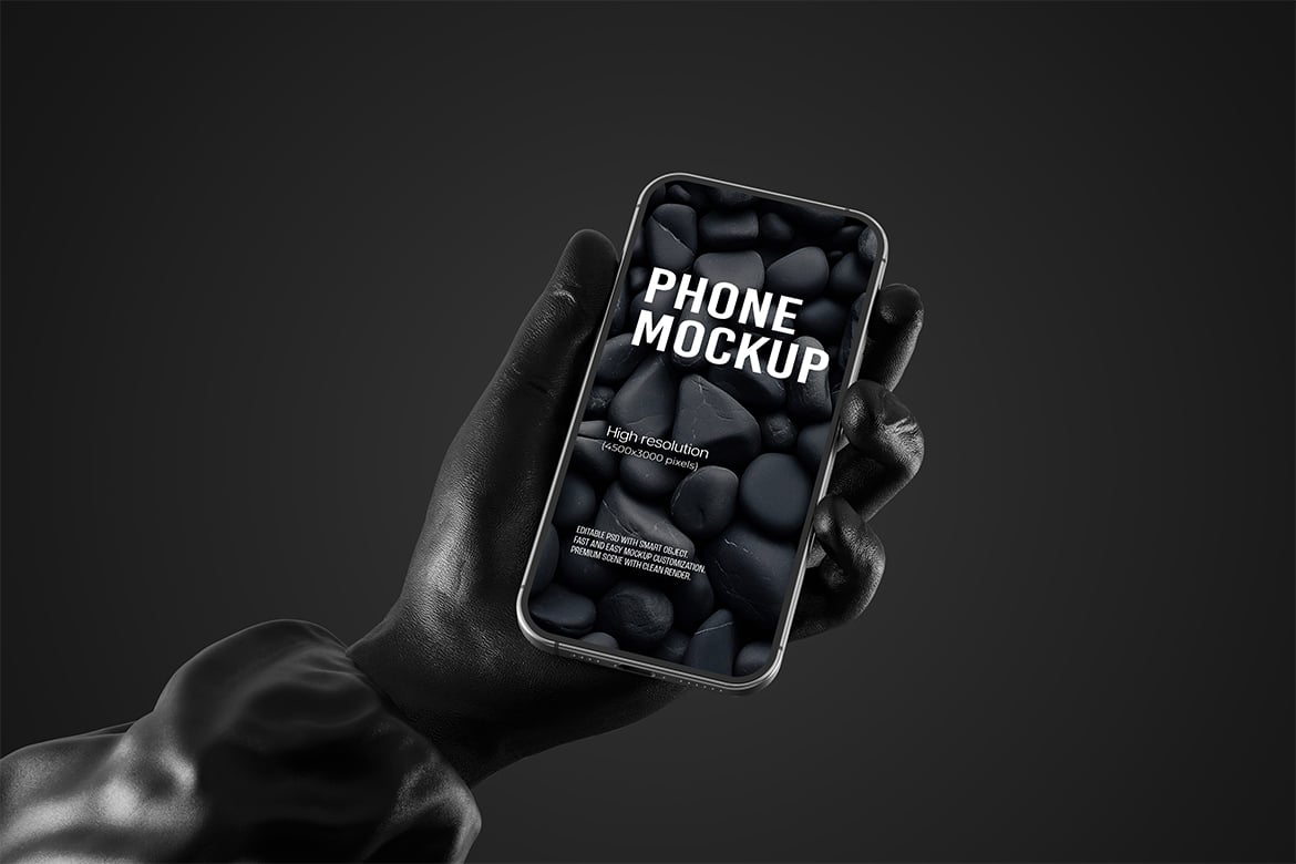手持智能手机真实效果样机包 Hand Phone Mockup Pack插图3 手持智能手机真实效果样机包 Hand Phone Mockup Pack