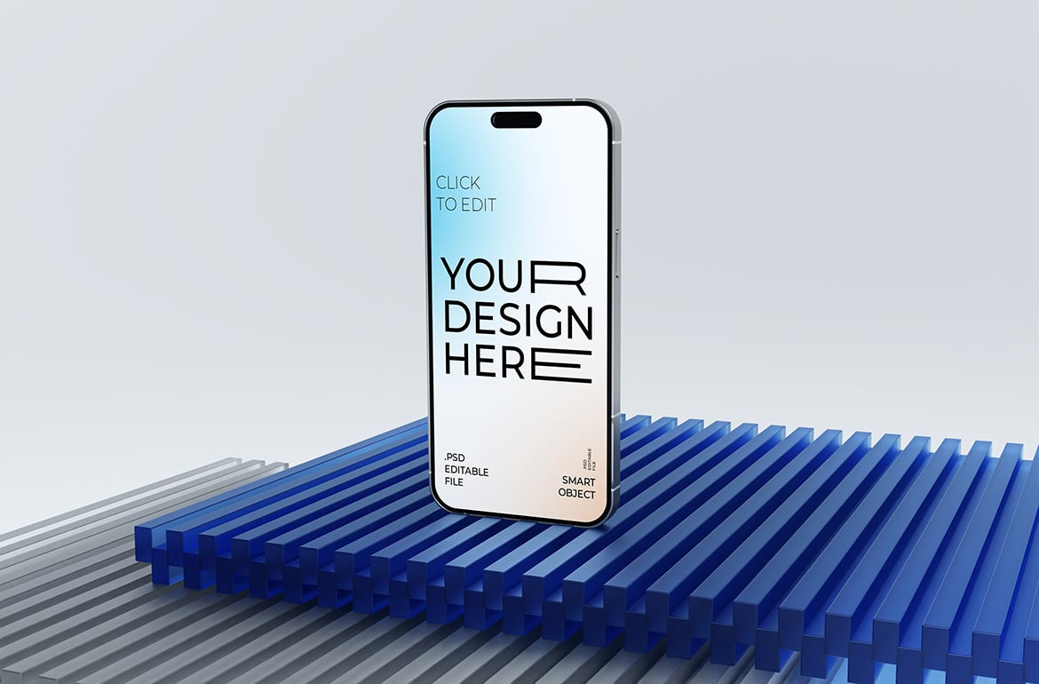 iPhone 16屏幕UI设计样机 iPhone 16 Mockup插图2 iPhone 16屏幕UI设计样机 iPhone 16 Mockup