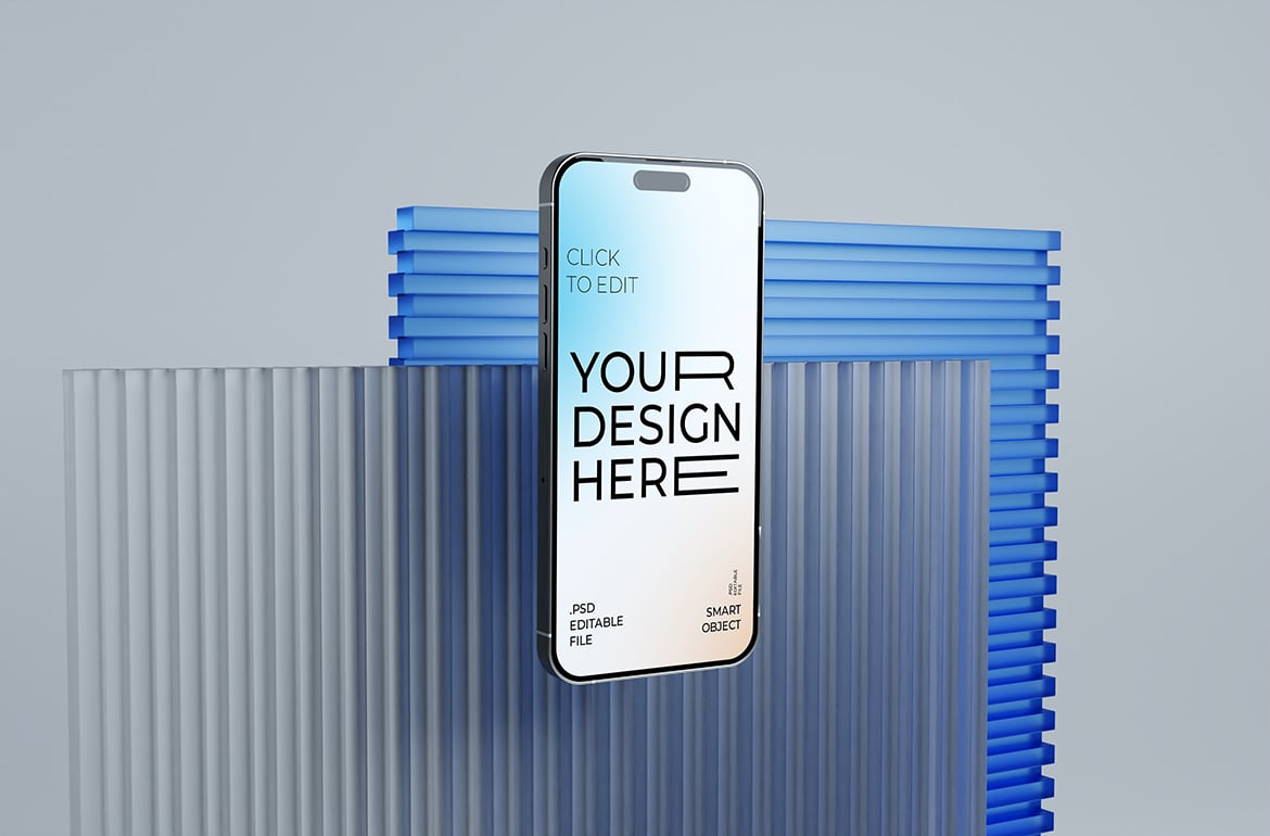 iPhone 16屏幕UI设计样机 iPhone 16 Mockup插图1 iPhone 16屏幕UI设计样机 iPhone 16 Mockup