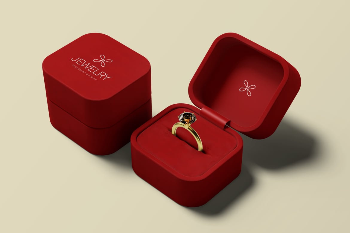 珠宝首饰盒包装样机 Jewelry Box Mockup插图3 珠宝首饰盒包装样机 Jewelry Box Mockup