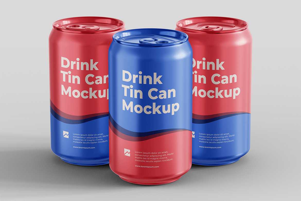 饮料铁罐包装样机 Drink Tin Can Mockup插图1 饮料铁罐包装样机 Drink Tin Can Mockup