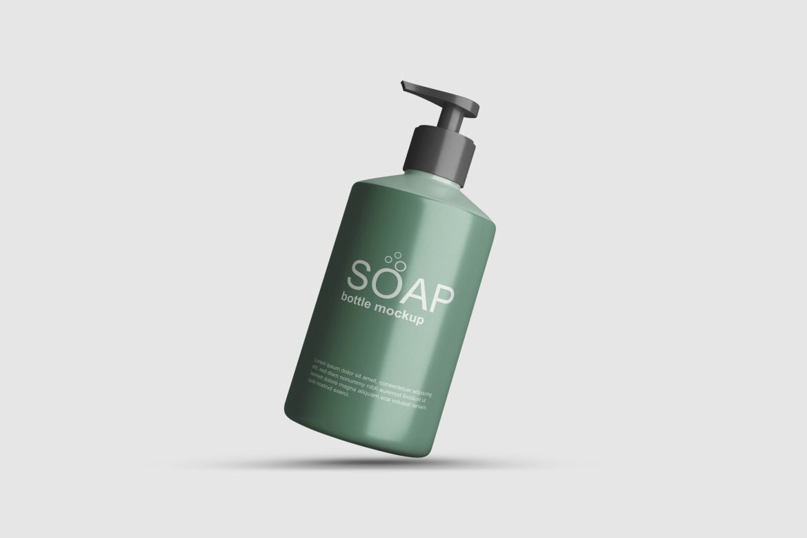 肥皂沐浴液瓶样机 Soap Bottle Mockup插图1 肥皂沐浴液瓶样机 Soap Bottle Mockup