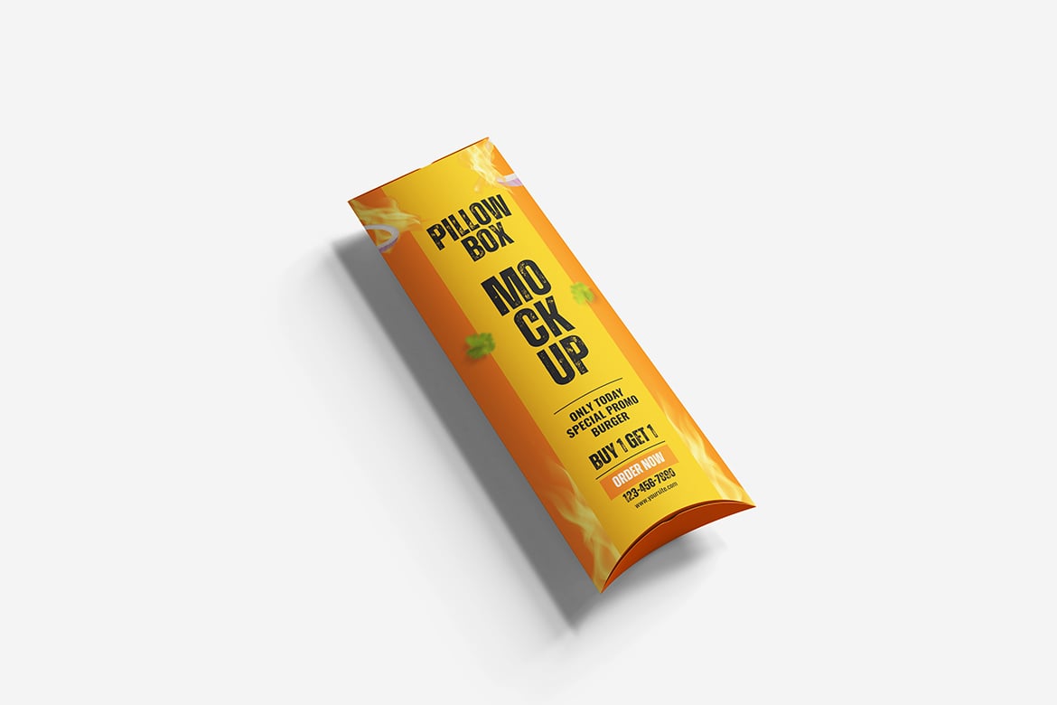礼品枕头盒包装样机 Pillow Box Mockup插图3 礼品枕头盒包装样机 Pillow Box Mockup