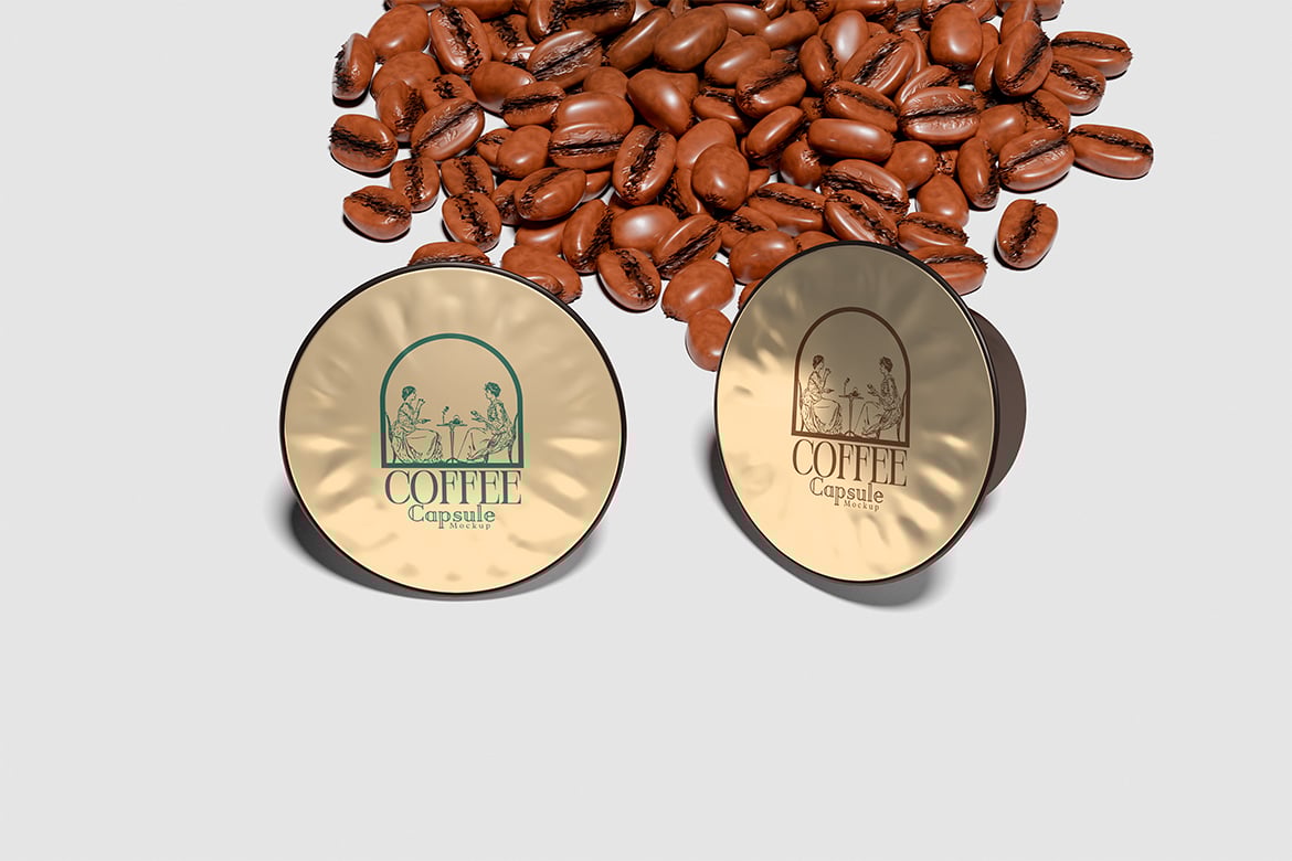 咖啡胶囊包装样机 Coffee Capsule Mockup插图1 咖啡胶囊包装样机 Coffee Capsule Mockup