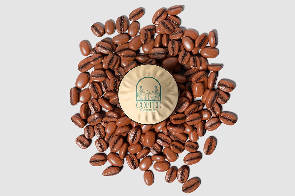 咖啡胶囊包装样机 Coffee Capsule Mockup插图2 咖啡胶囊包装样机 Coffee Capsule Mockup