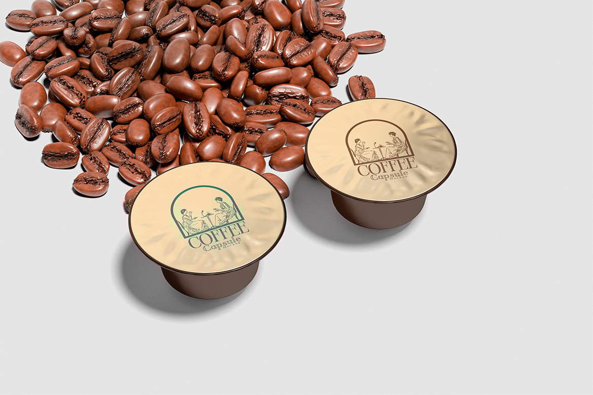 咖啡胶囊包装样机 Coffee Capsule Mockup插图3 咖啡胶囊包装样机 Coffee Capsule Mockup