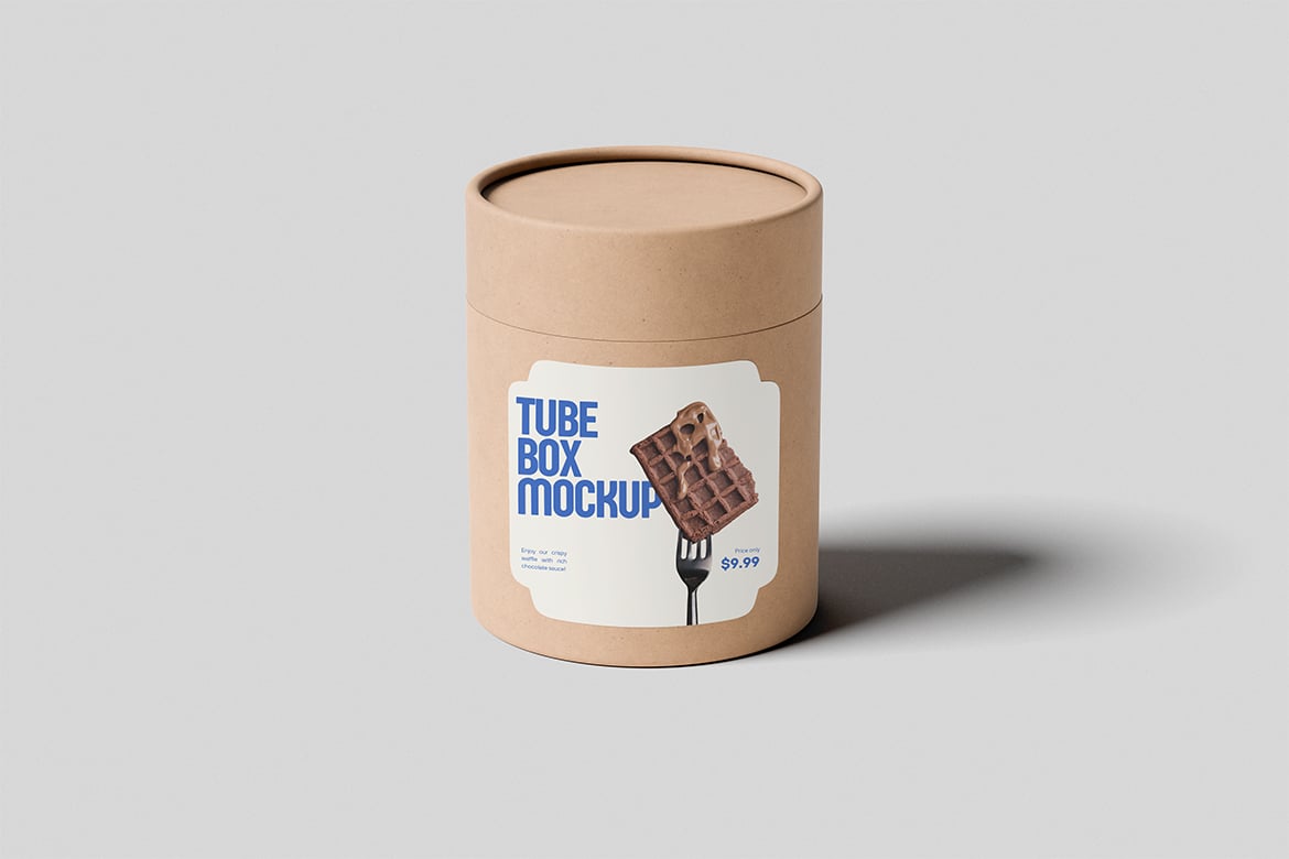 标签贴纸管状包装样机 Tube Box With Label Mockup插图3 标签贴纸管状包装样机 Tube Box With Label Mockup