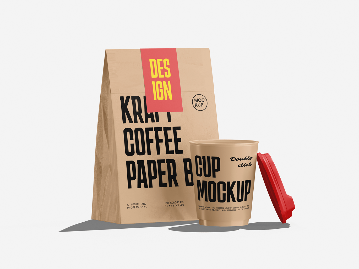 咖啡袋包装展示样机 Coffee Bag Mockup插图2 咖啡袋包装展示样机 Coffee Bag Mockup