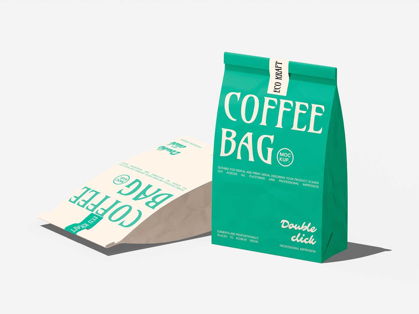 咖啡袋模型展示样机 Coffee Bag Mockup插图2 咖啡袋模型展示样机 Coffee Bag Mockup