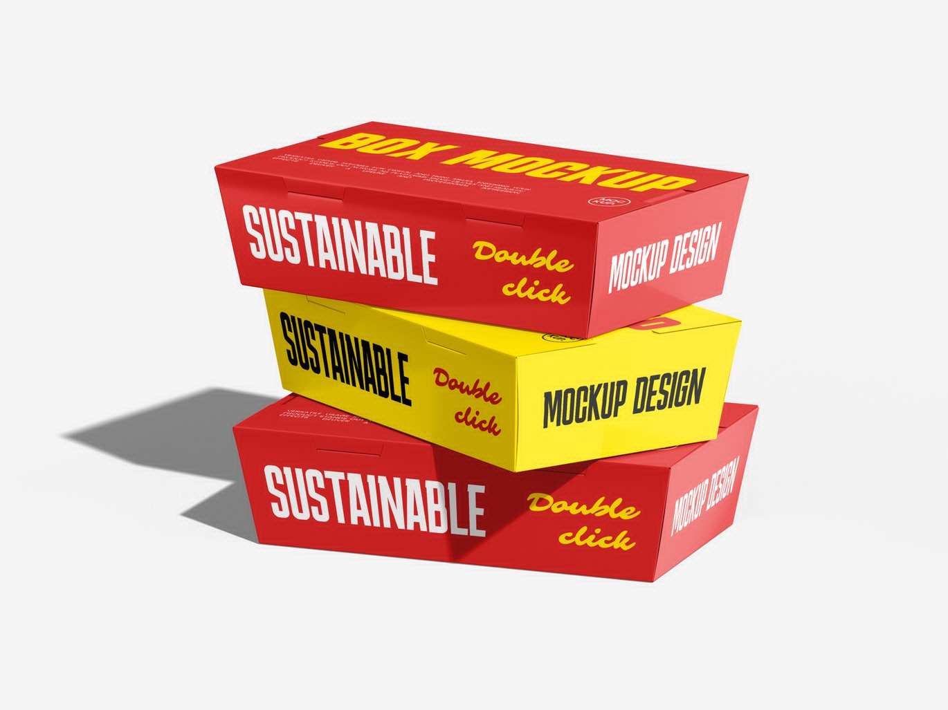 环保可持续纸盒样机 Sustainable Box Mockup插图1 环保可持续纸盒样机 Sustainable Box Mockup
