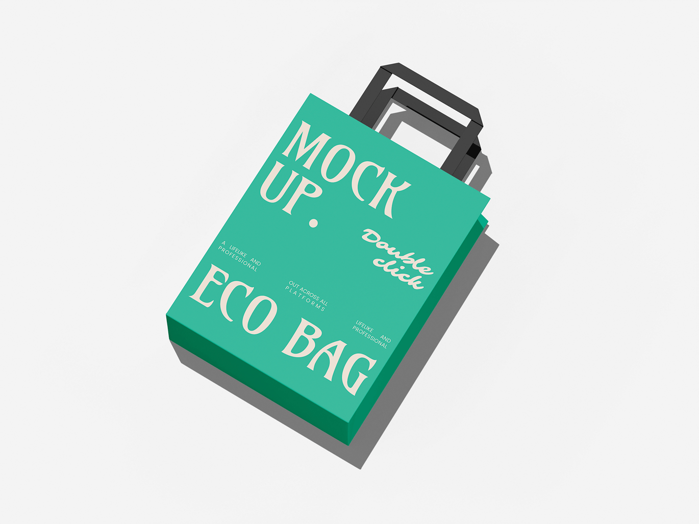 纸质手提袋样机素材 Paper Bag Mockup插图1 纸质手提袋样机素材 Paper Bag Mockup