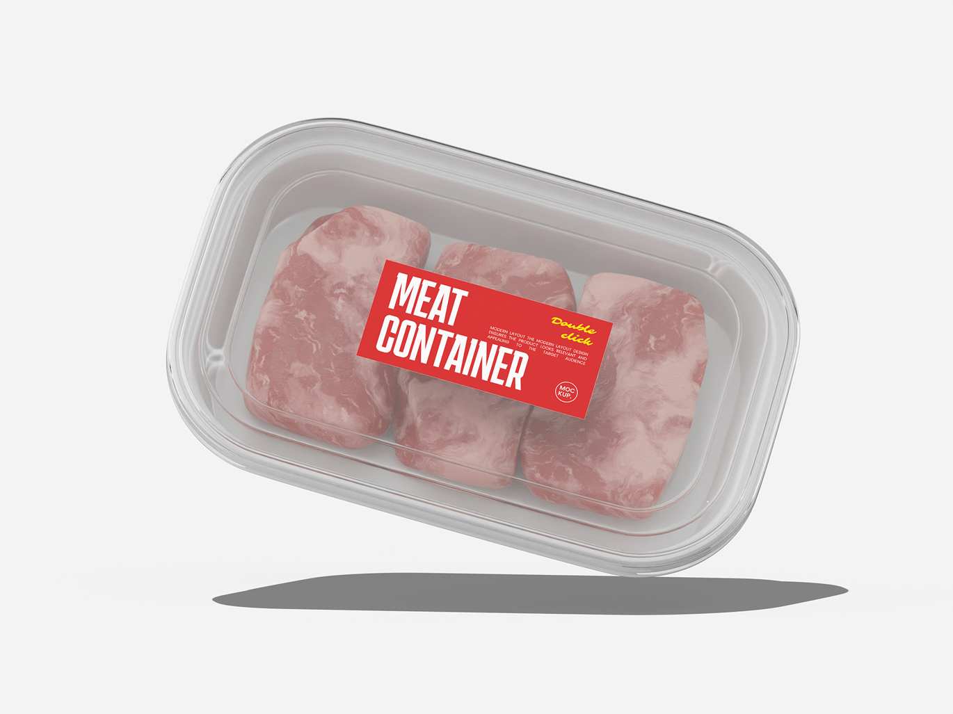 肉类食品包装盒样机 Meat Container Mockup插图3 肉类食品包装盒样机 Meat Container Mockup