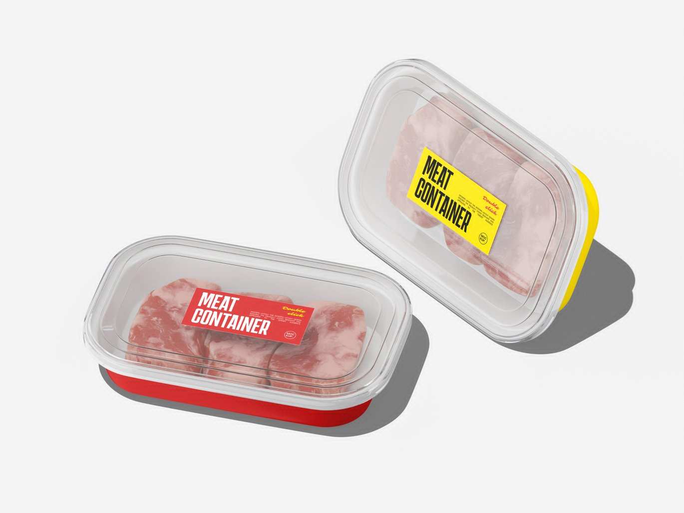 肉类食品包装盒样机 Meat Container Mockup插图2 肉类食品包装盒样机 Meat Container Mockup