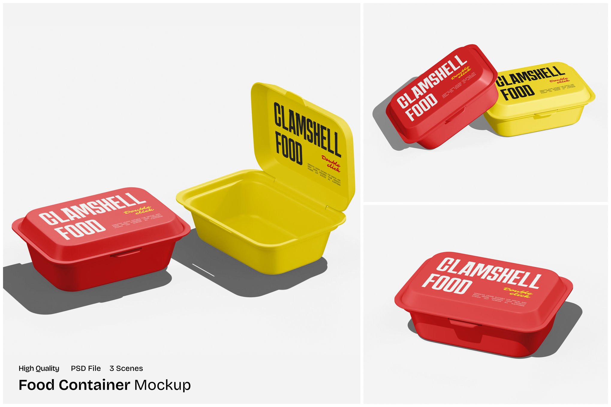 食品包装容器样机 Food Container Mockup插图 食品包装容器样机 Food Container Mockup