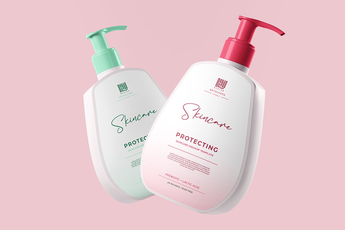护肤品瓶样机套装 Skincare Bottle Mockup Sets插图3 护肤品瓶样机套装 Skincare Bottle Mockup Sets