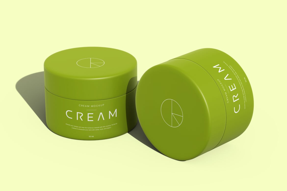 化妆品面霜罐样机 Cosmetic Jar Mockup插图1 化妆品面霜罐样机 Cosmetic Jar Mockup