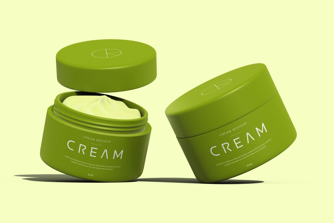 化妆品面霜罐样机 Cosmetic Jar Mockup插图3 化妆品面霜罐样机 Cosmetic Jar Mockup