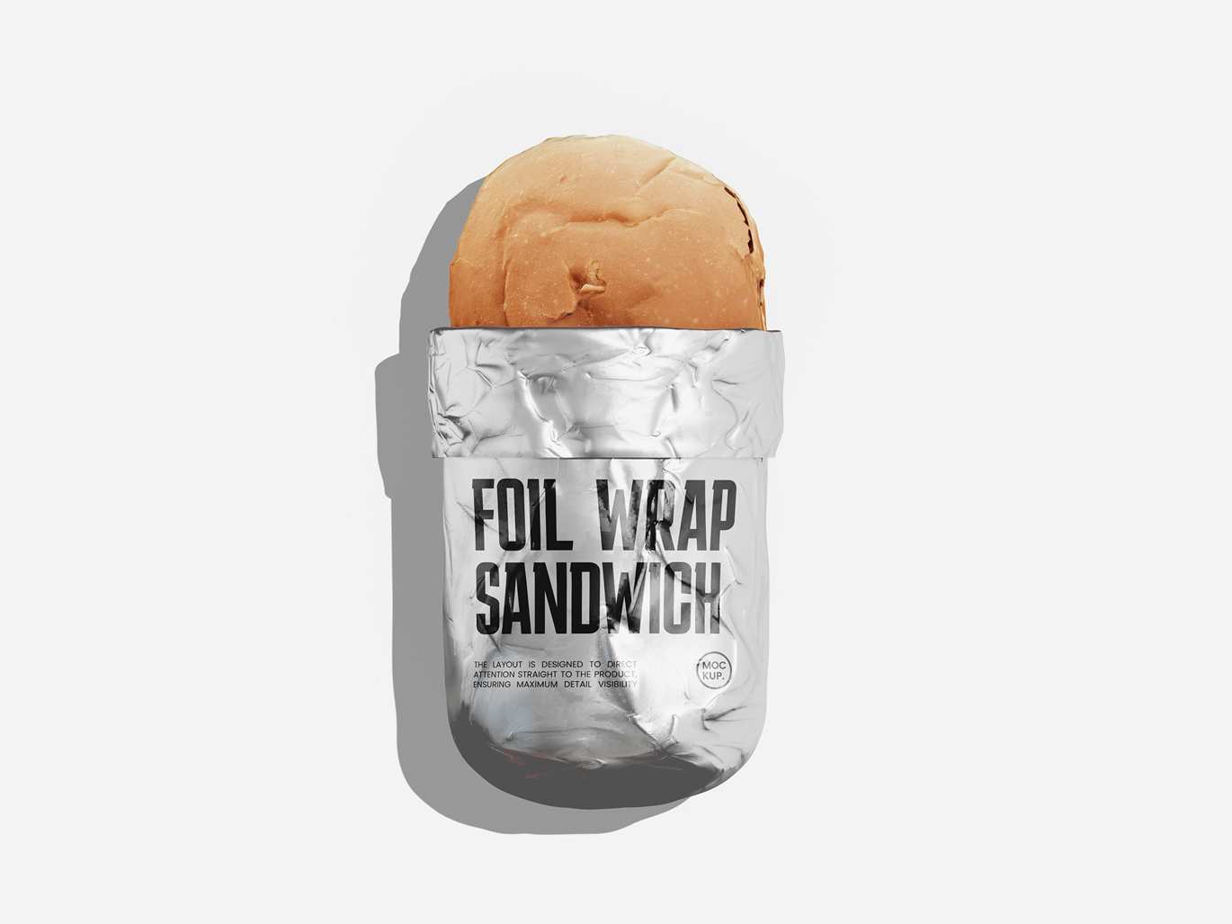 楔形三明治食品包装纸设计样机 Sandwich Food Safe Paper Mockup插图3 楔形三明治食品包装纸设计样机 Sandwich Food Safe Paper Mockup