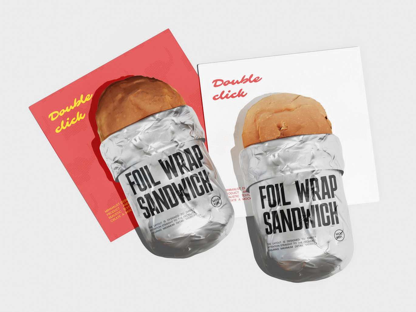 楔形三明治食品包装纸设计样机 Sandwich Food Safe Paper Mockup插图1 楔形三明治食品包装纸设计样机 Sandwich Food Safe Paper Mockup