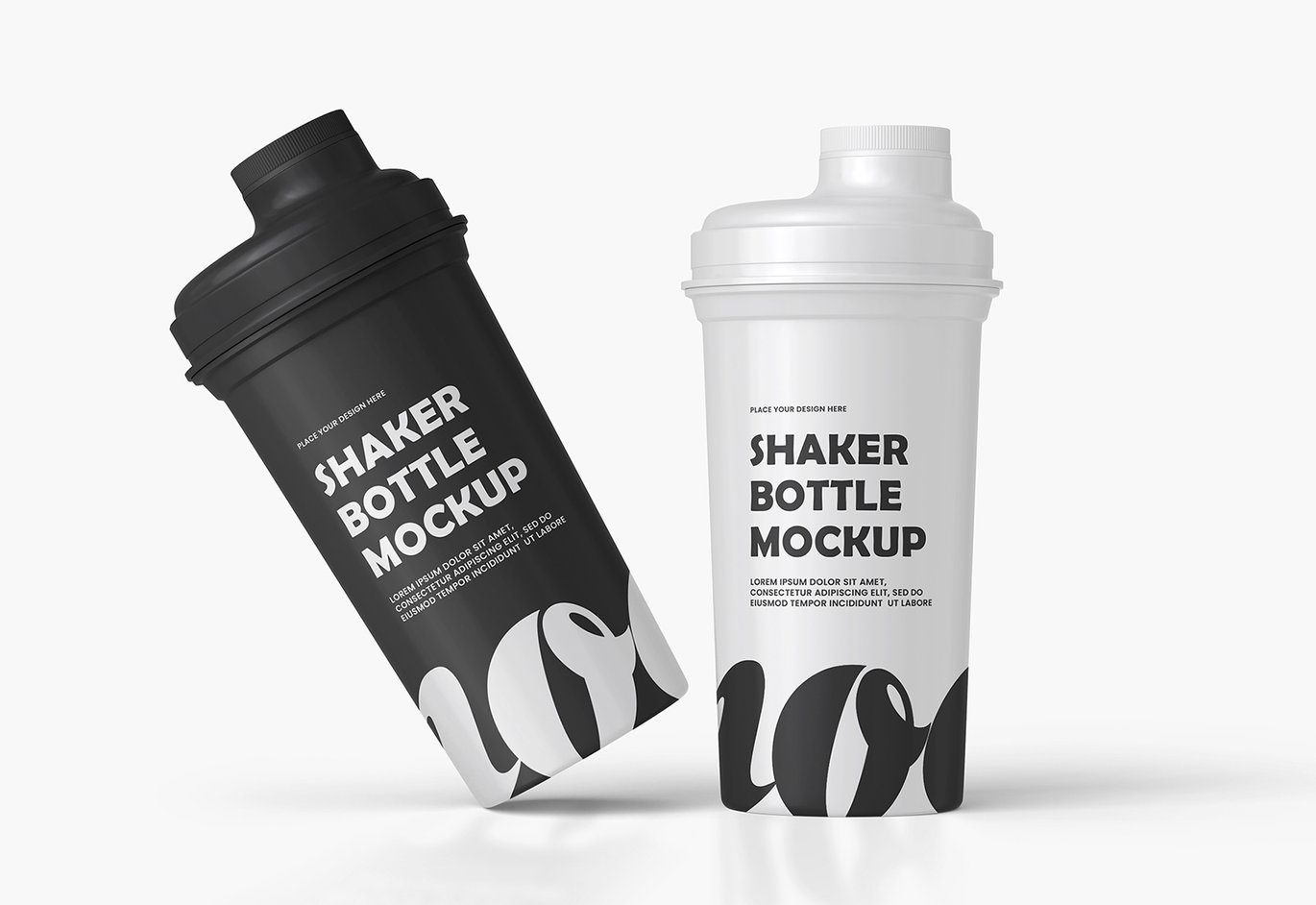 健身摇摇杯水杯产品展示样机套装 Shaker Bottle Mockup Set插图3 健身摇摇杯水杯产品展示样机套装 Shaker Bottle Mockup Set
