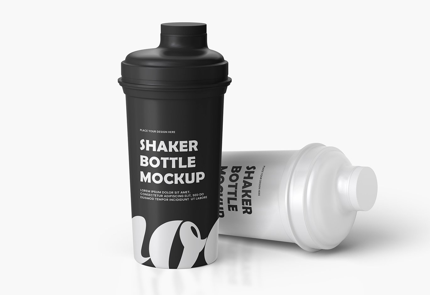 健身摇摇杯水杯产品展示样机套装 Shaker Bottle Mockup Set插图6 健身摇摇杯水杯产品展示样机套装 Shaker Bottle Mockup Set