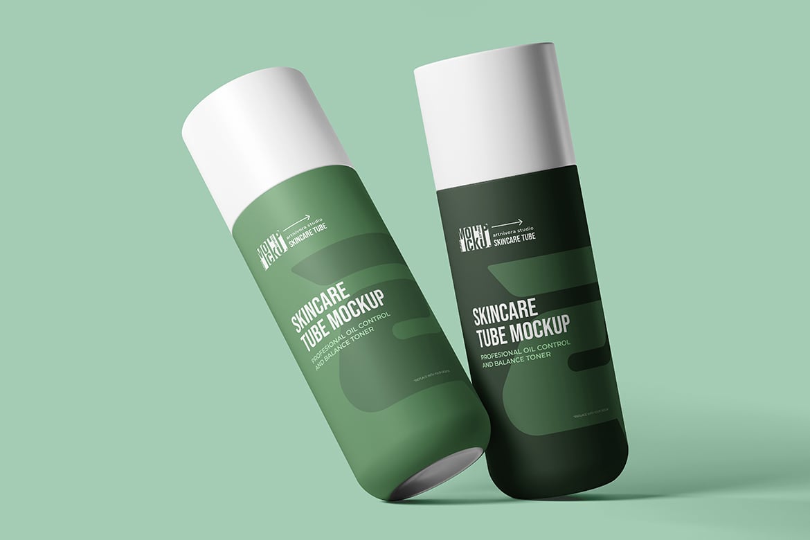 护肤品软管包装设计样机套装 Skincare Tube Mockup Sets插图1 护肤品软管包装设计样机套装 Skincare Tube Mockup Sets