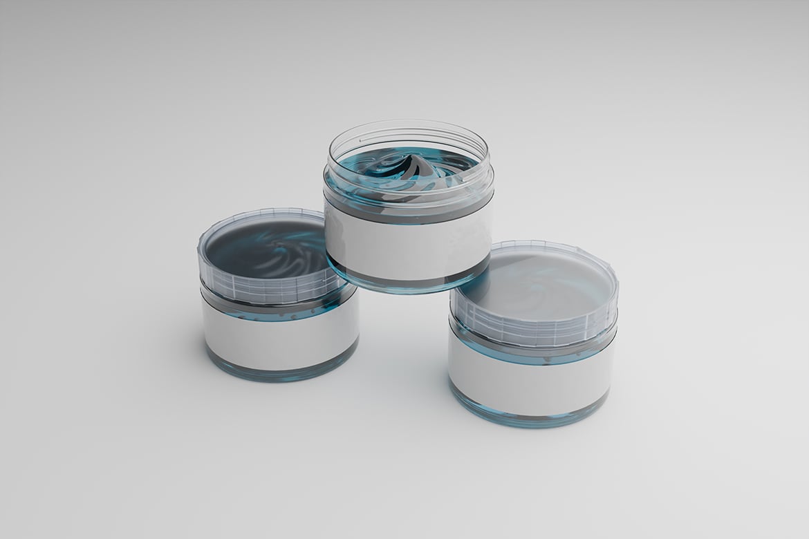 发膏乳霜罐装包装设计样机 Pomade Jar Mockup插图4 发膏乳霜罐装包装设计样机 Pomade Jar Mockup