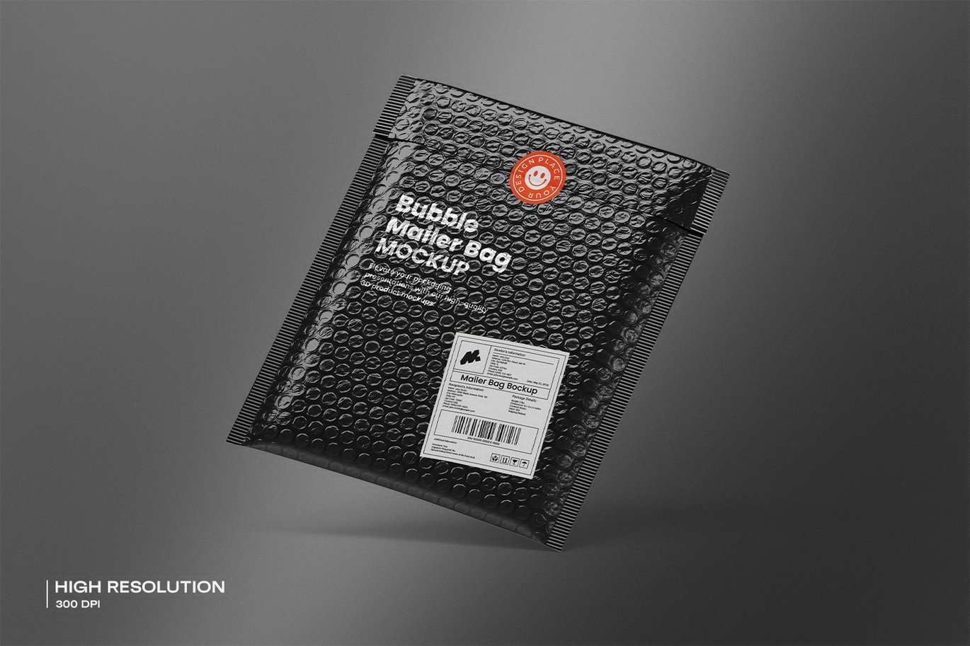 气泡膜快递信封邮寄袋展示样机 Bubble Mailer Bag Mockup插图12 气泡膜快递信封邮寄袋展示样机 Bubble Mailer Bag Mockup