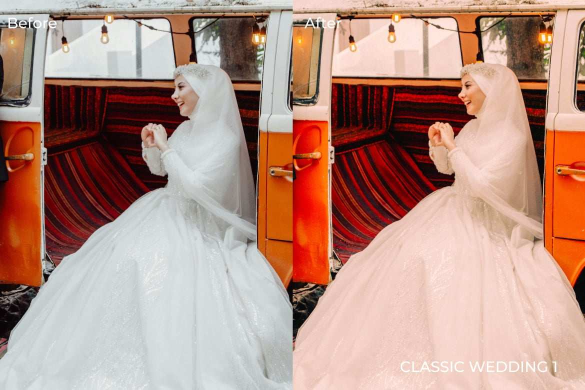 经典婚礼人像Lightroom预设 Classic Wedding Lightroom Presets插图3 经典婚礼人像Lightroom预设 Classic Wedding Lightroom Presets