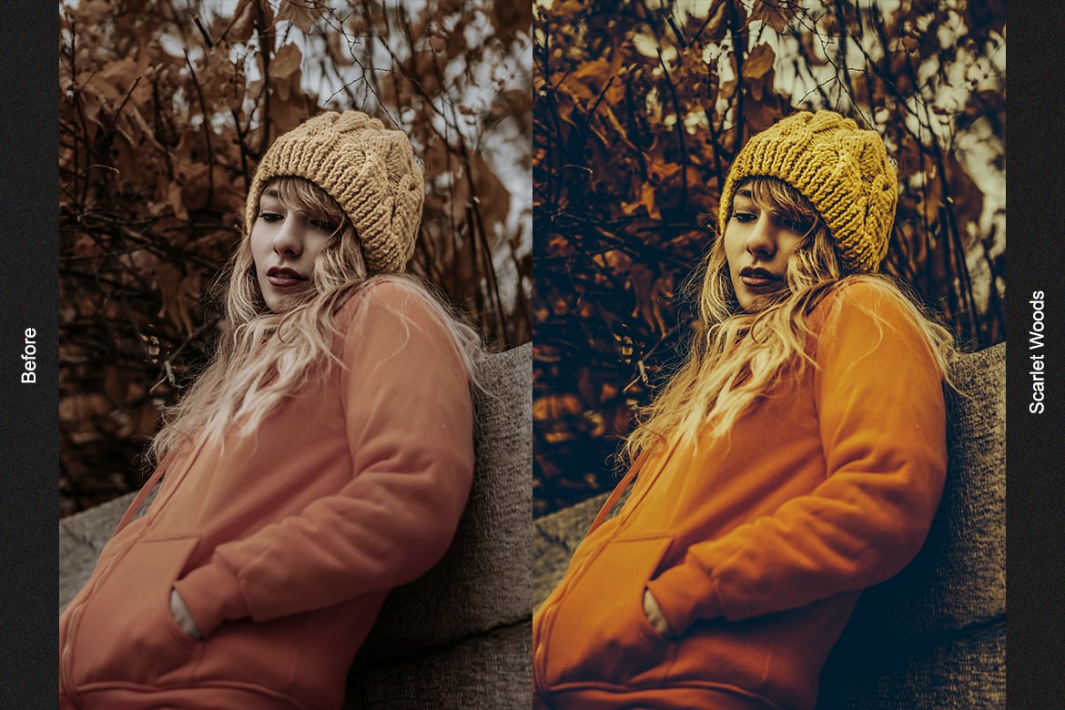 秋日火焰色调Lightroom和Photoshop预设 Autumn Fire Lightroom and Photoshop Presets插图3 秋日火焰色调Lightroom和Photoshop预设 Autumn Fire Lightroom and Photoshop Presets