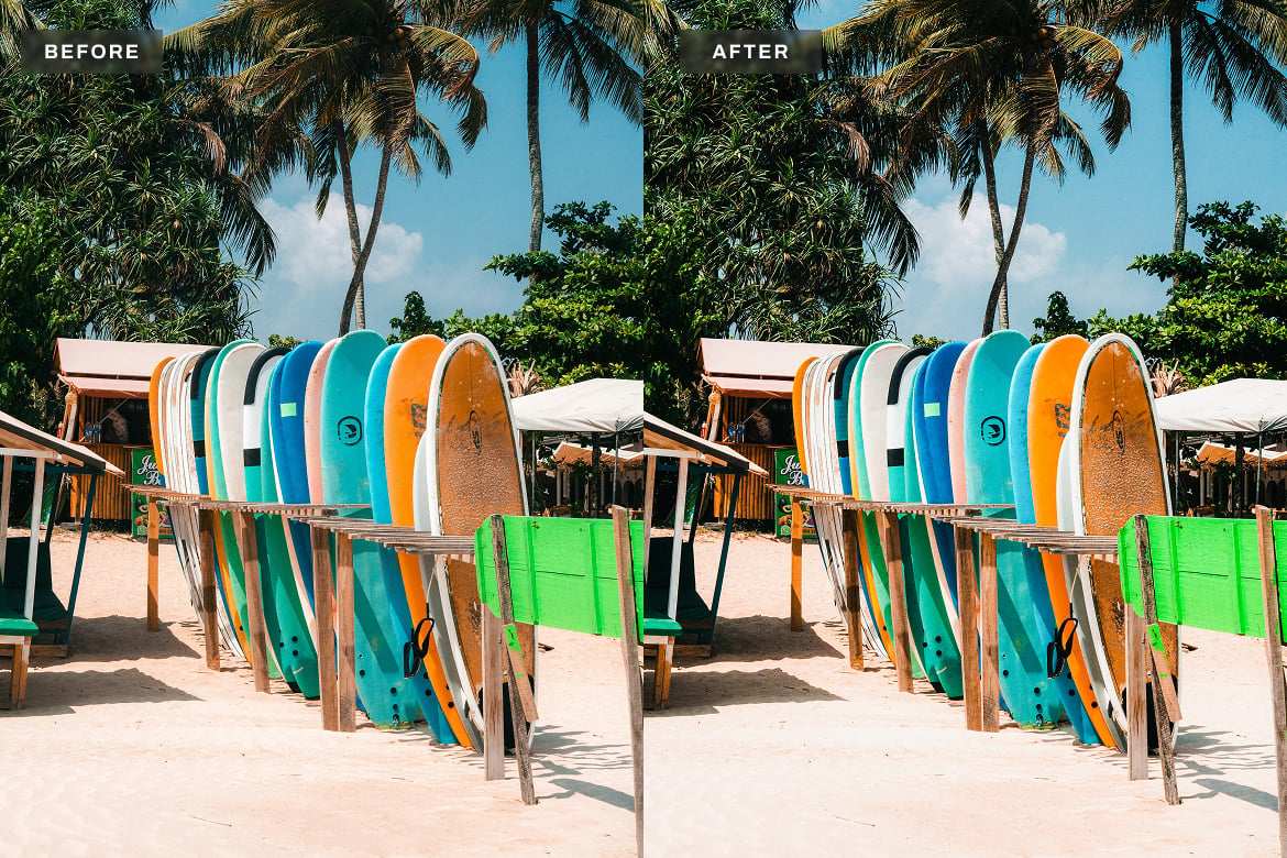 夏威夷度假风Lightroom预设 Hawai Vibes Lightroom Presets插图2 夏威夷度假风Lightroom预设 Hawai Vibes Lightroom Presets