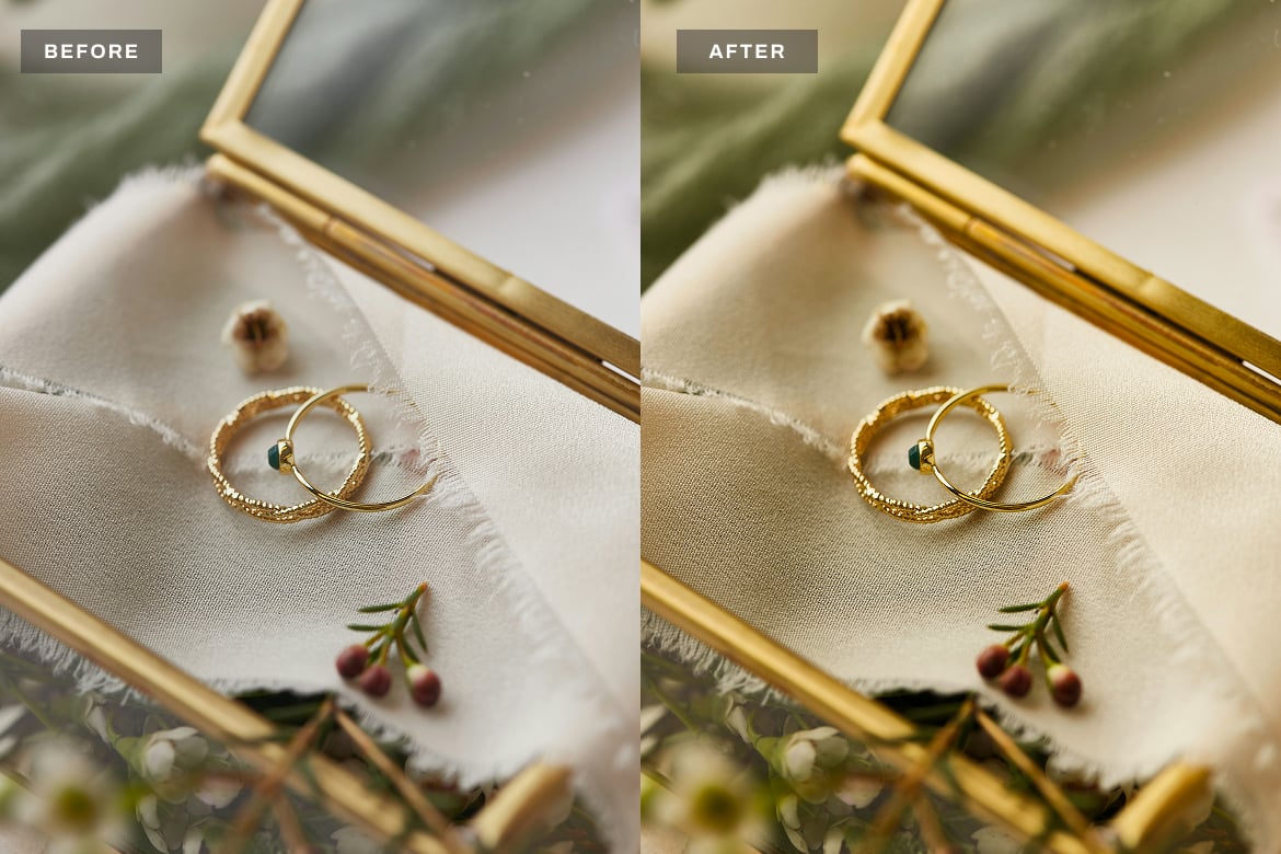 奢华婚礼色调Lightroom预设 Luxury Wedding Lightroom Presets插图3 奢华婚礼色调Lightroom预设 Luxury Wedding Lightroom Presets