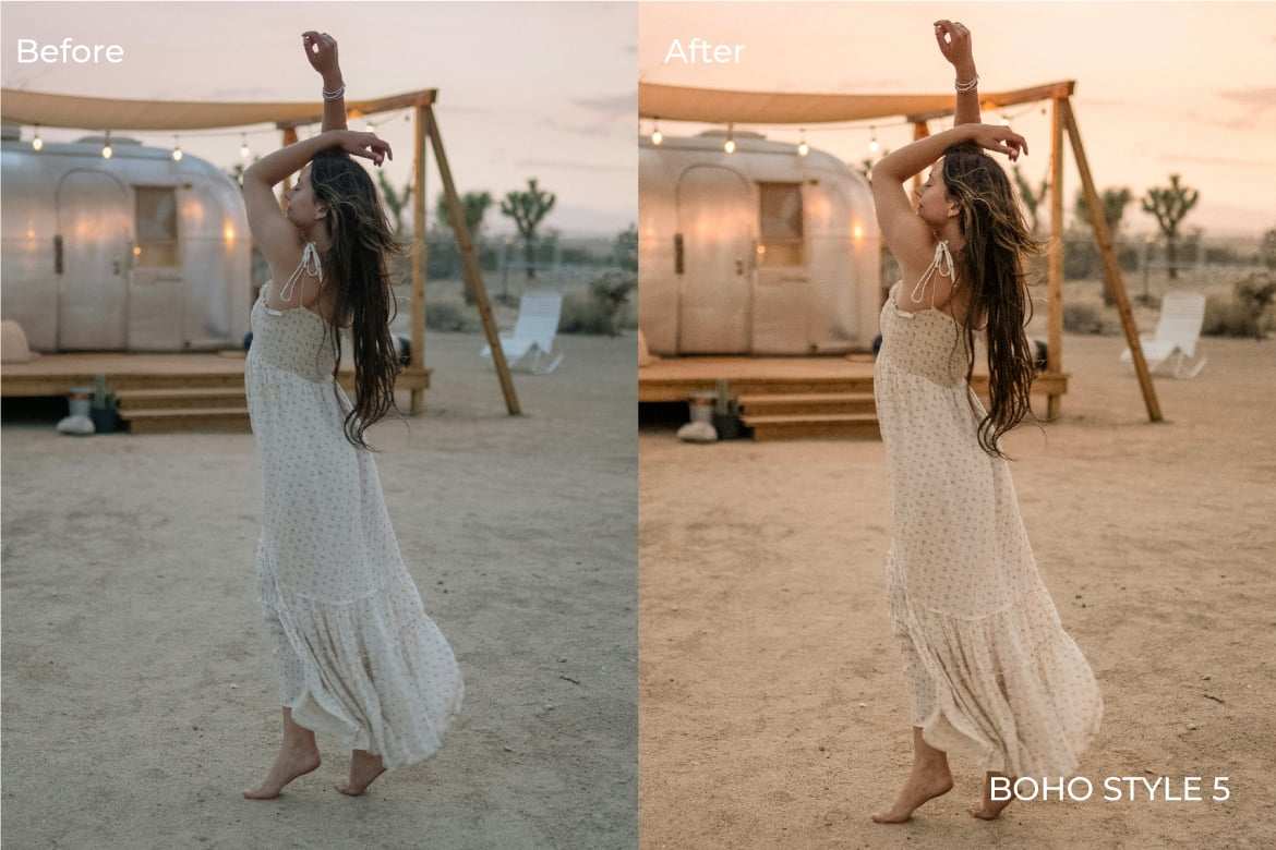 波西米亚风格Lightroom预设 Boho Style Lightroom Presets插图2 波西米亚风格Lightroom预设 Boho Style Lightroom Presets