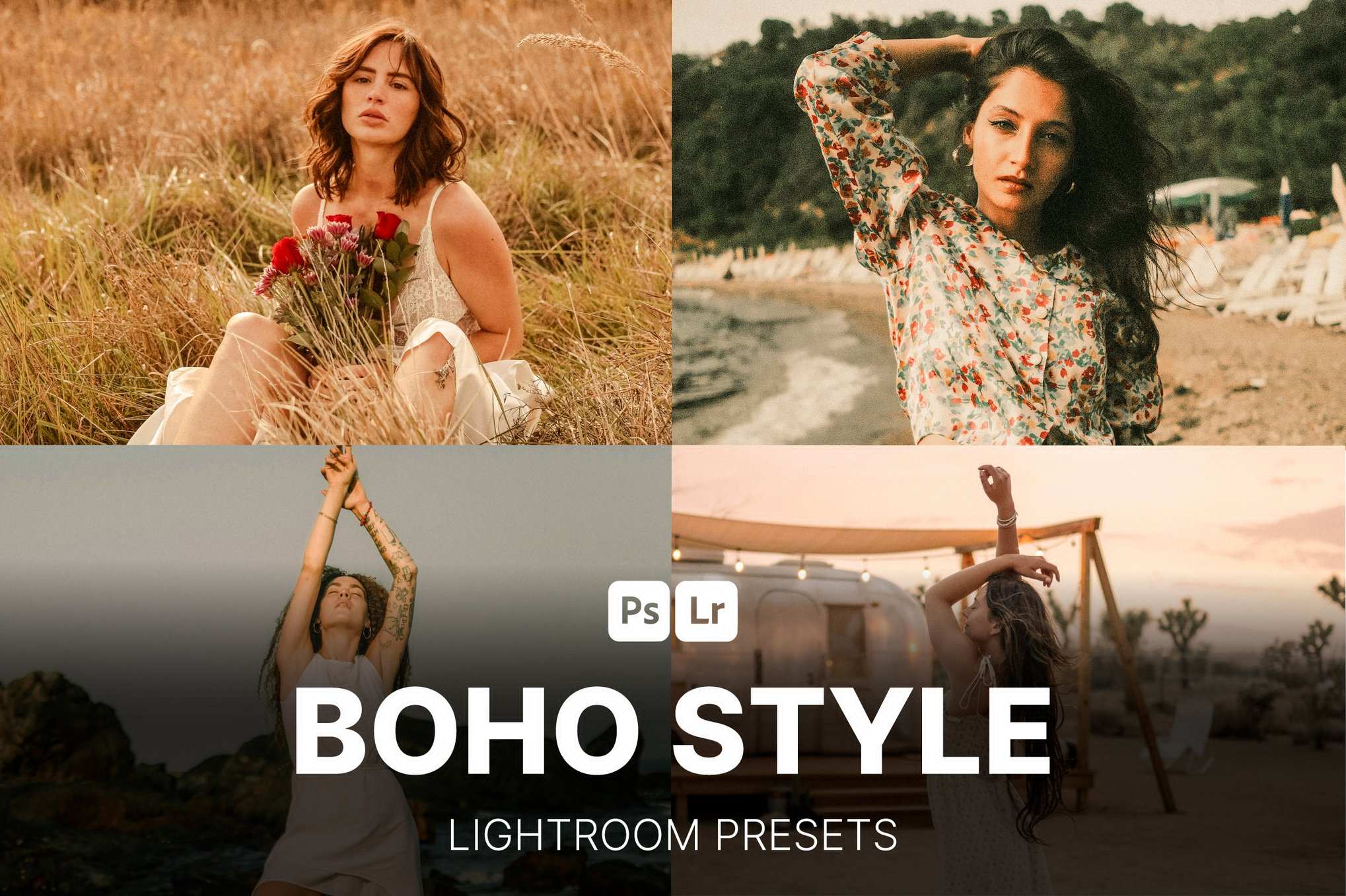波西米亚风格Lightroom预设 Boho Style Lightroom Presets插图 波西米亚风格Lightroom预设 Boho Style Lightroom Presets