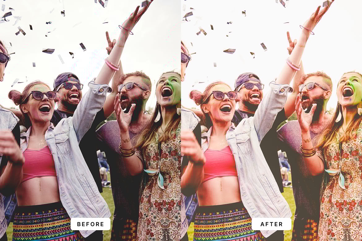 音乐节氛围Lightroom预设 Music Festival Lightroom Presets插图2 音乐节氛围Lightroom预设 Music Festival Lightroom Presets