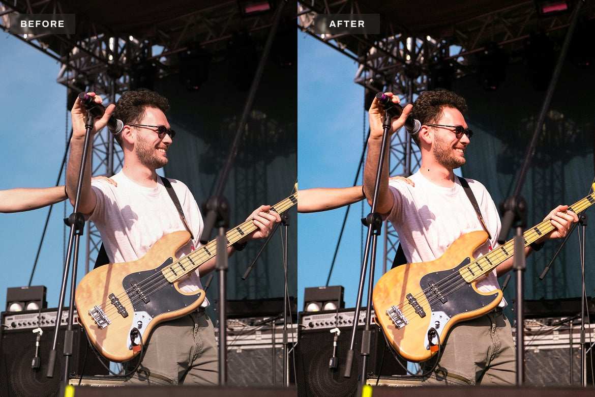 音乐节氛围照片调色Lightroom预设 Music Festival Lightroom Presets插图3 音乐节氛围照片调色Lightroom预设 Music Festival Lightroom Presets