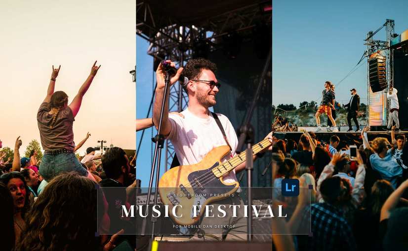 音乐节氛围照片调色Lightroom预设 Music Festival Lightroom Presets