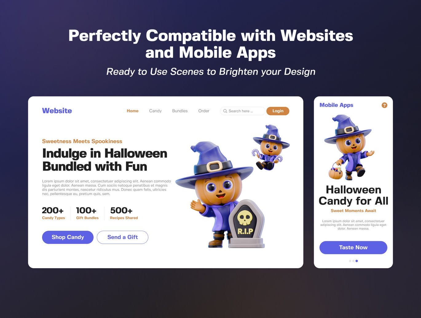 万圣节角色3D插画素材包V4 Halloween Character 3D Illustration Pack V4插图3 万圣节角色3D插画素材包V4 Halloween Character 3D Illustration Pack V4