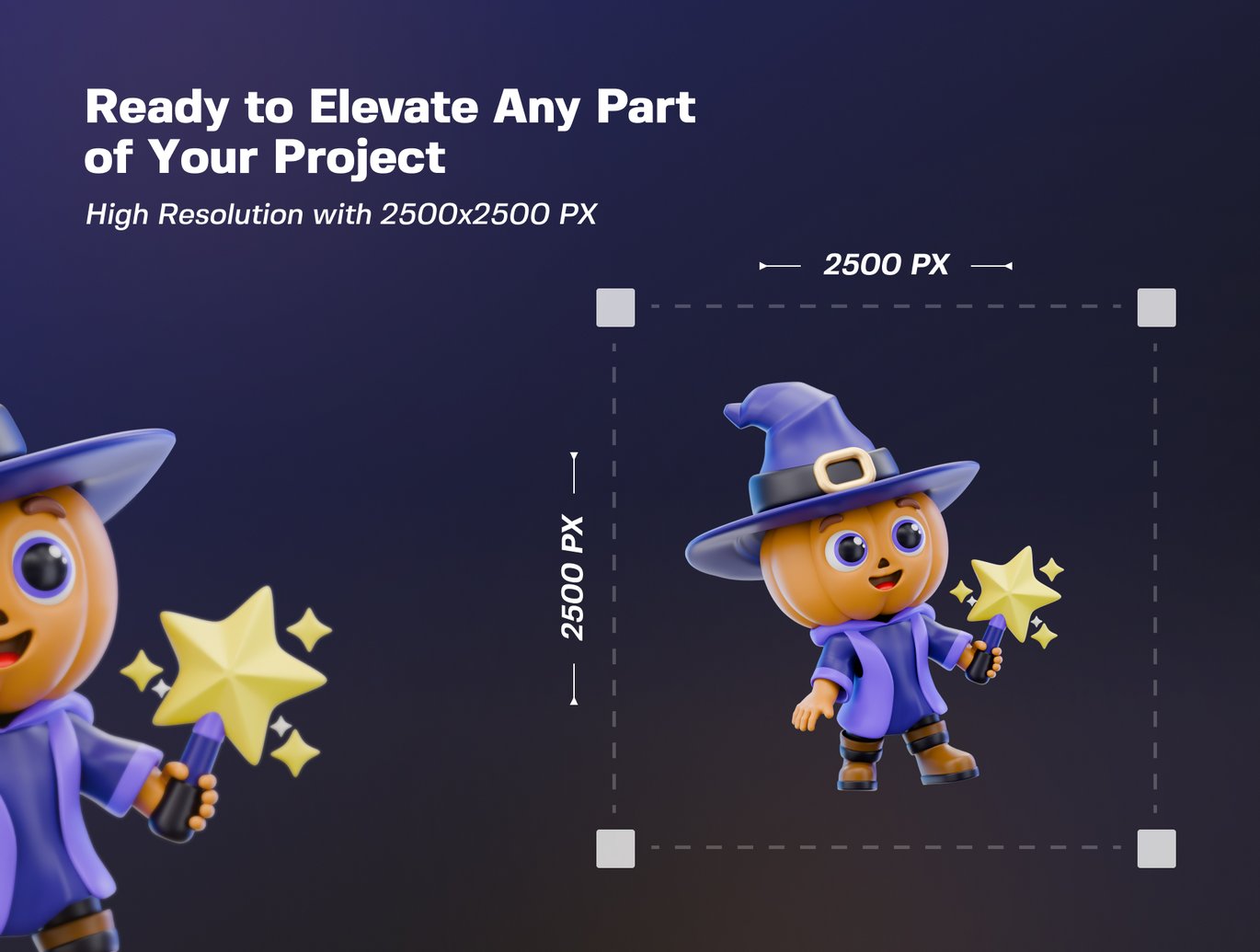 万圣节角色3D插画素材包V4 Halloween Character 3D Illustration Pack V4插图2 万圣节角色3D插画素材包V4 Halloween Character 3D Illustration Pack V4