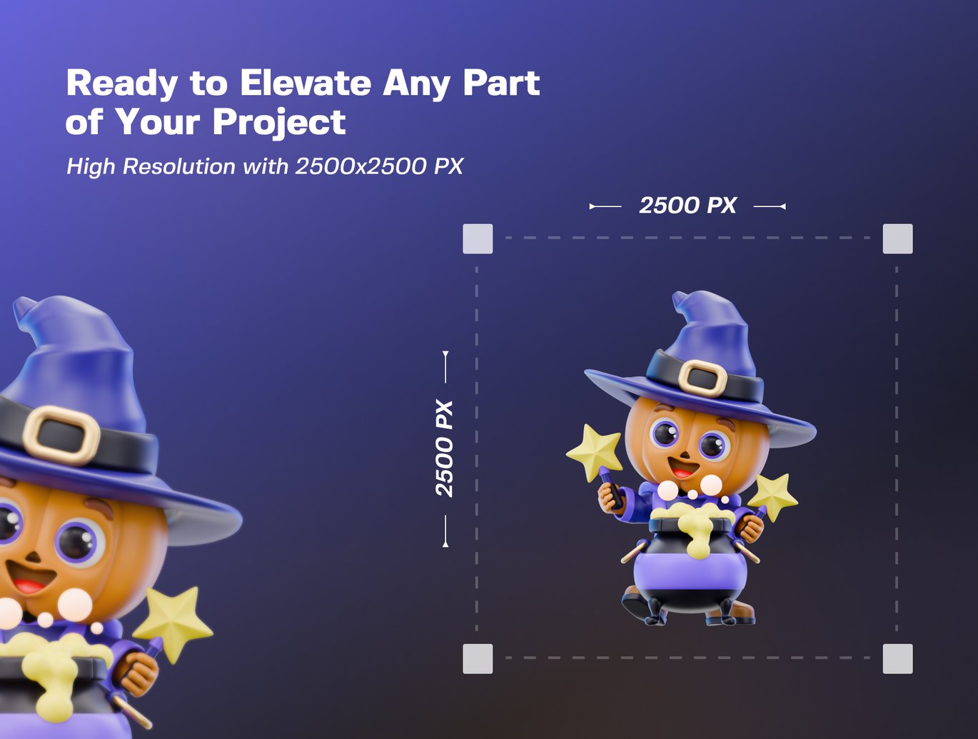 万圣节角色3D插画素材包 Halloween Character 3D Illustration Pack插图2 万圣节角色3D插画素材包 Halloween Character 3D Illustration Pack