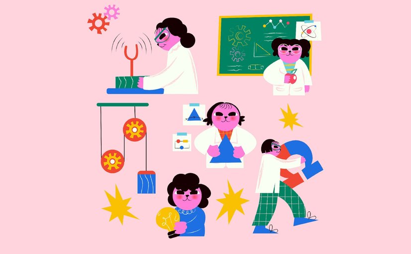 校园体育活动角色插画 School Physic Activities Asset Illustration