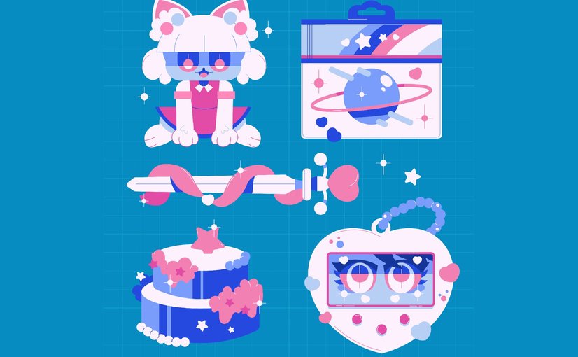 多样化角色造型插画素材 Character Asset Illustration