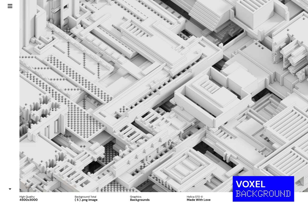 立体像素块极简几何背景 3d-blocks-voxel-minimal-geometric插图4 立体像素块极简几何背景 3d-blocks-voxel-minimal-geometric